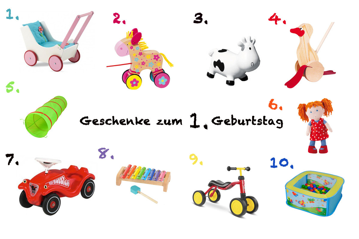 Geschenke Baby 1 Jahr
 Geschenkideen zum ersten Geburtstag