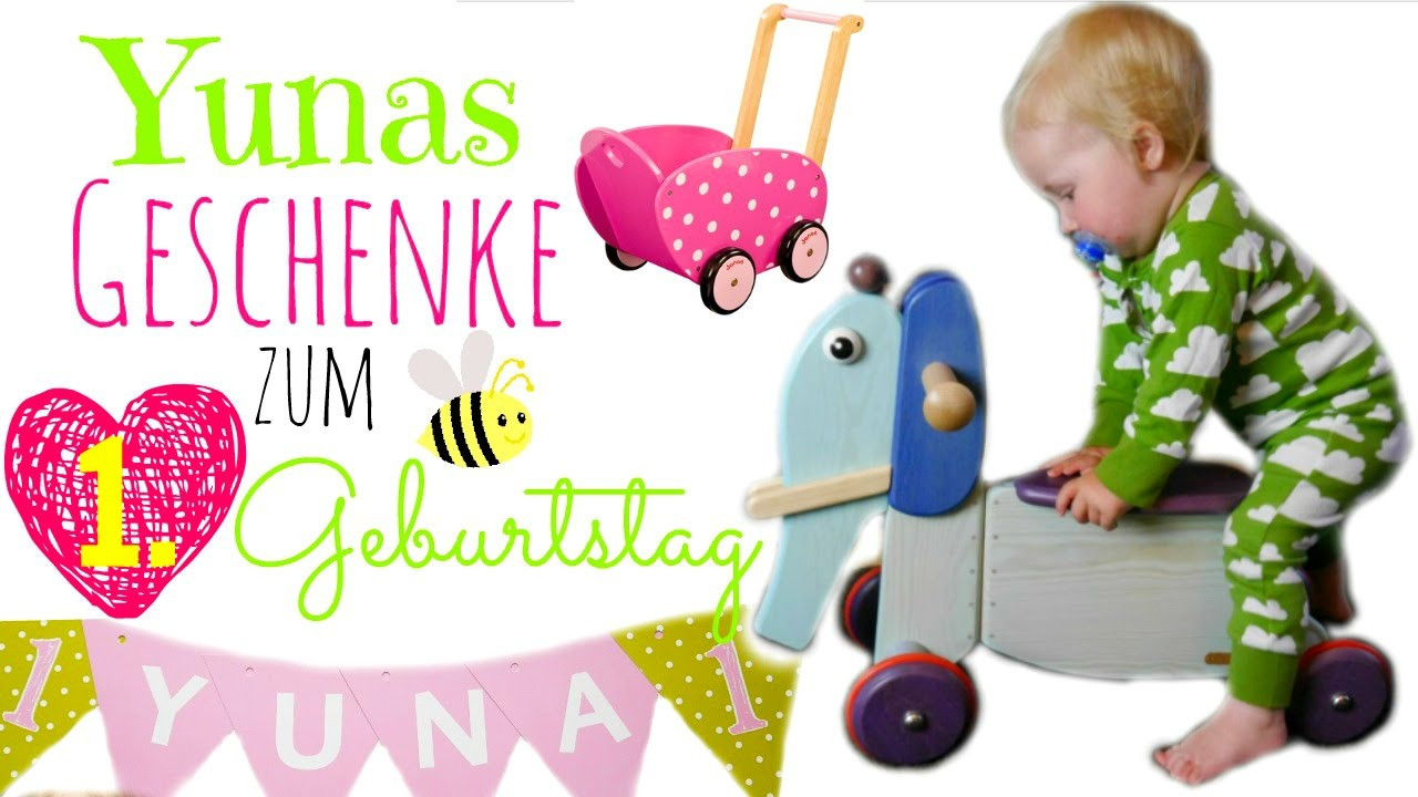 Geschenke Baby 1 Jahr
 Geschenke zum 1 Geburtstag Yuna wird 1