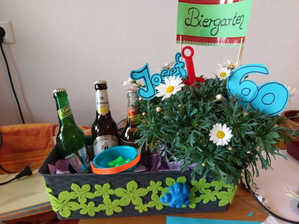 Geschenke Basteln Geburtstag
 Biergarten Geschenk Geburtstag Geschenk