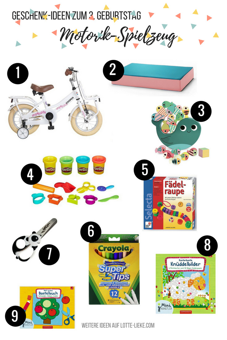 Geschenke Für 10 Jährige
 Geschenk Ideen für 3 Jährige zum Geburtstag oder