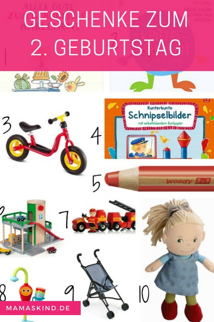 Geschenke Für 2
 Geschenke zum zweiten Geburtstag Mamaskind