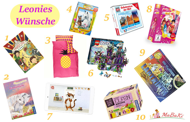 Geschenke Für 6 Jährige Mädchen
 Leonies Wunschzettel 10 Geschenketipps für 6 jährige