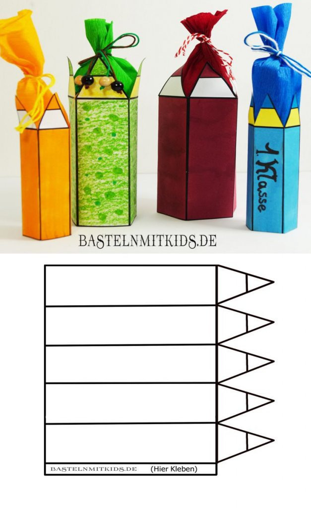 Geschenke Für Die Schultüte
 Geschenke für Schultüte basteln Bastelnmitkids