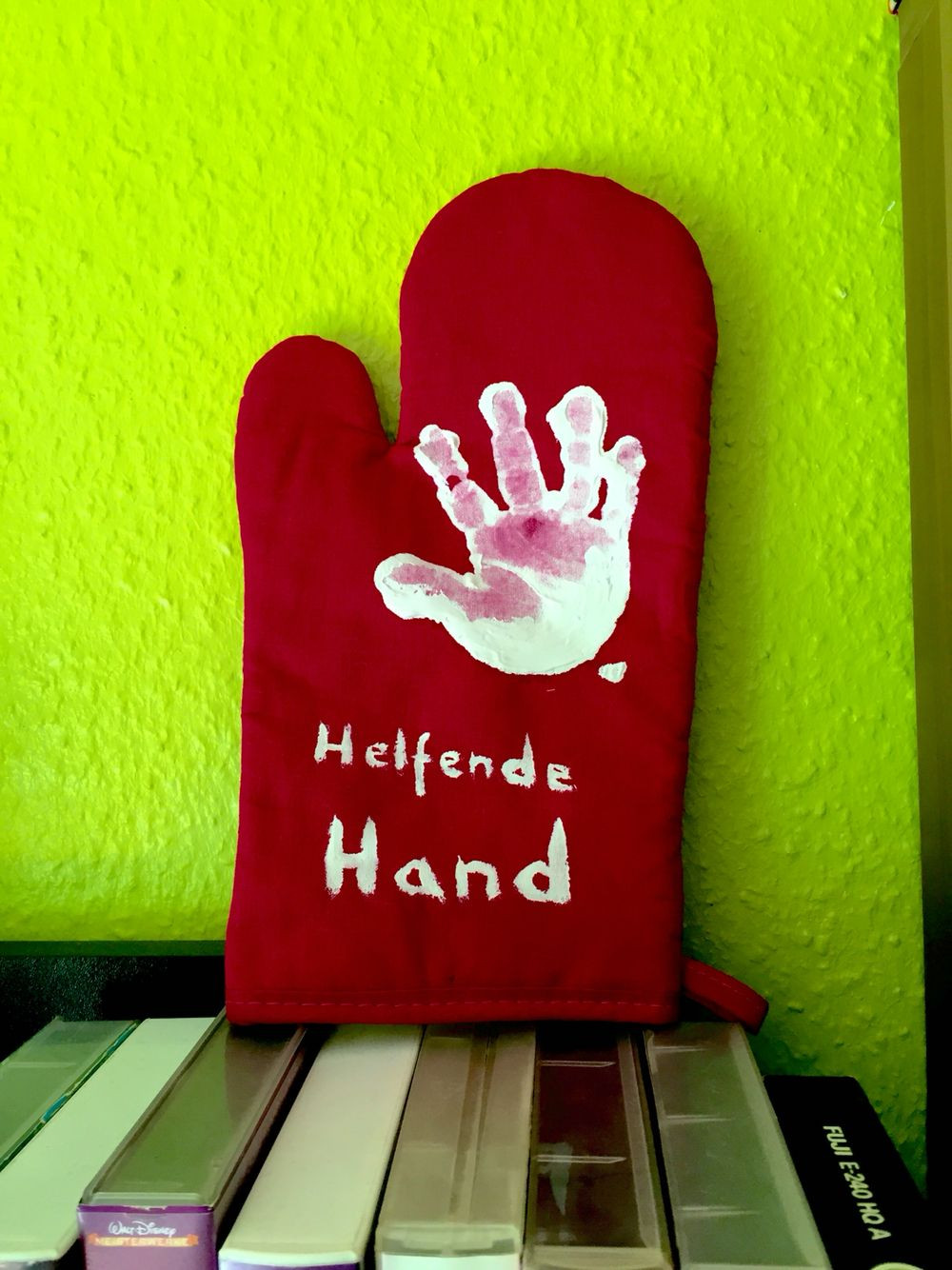 Geschenke Für Eltern Basteln
 Helfende Hand enhandschuh Basteln mit Kindern