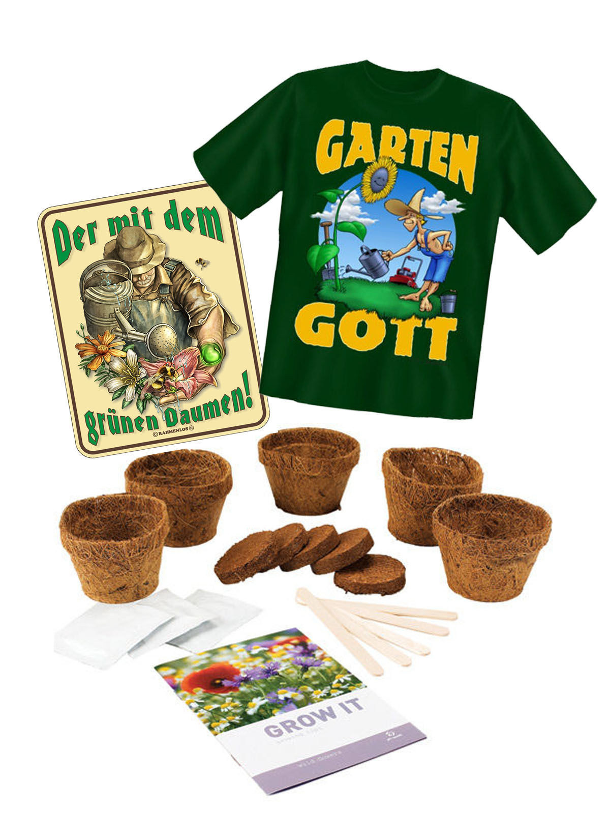 Geschenke Für Hobbygärtner
 Gartenarbeit Geschenk Set für Hobbygärtner 3 teilig Bundle