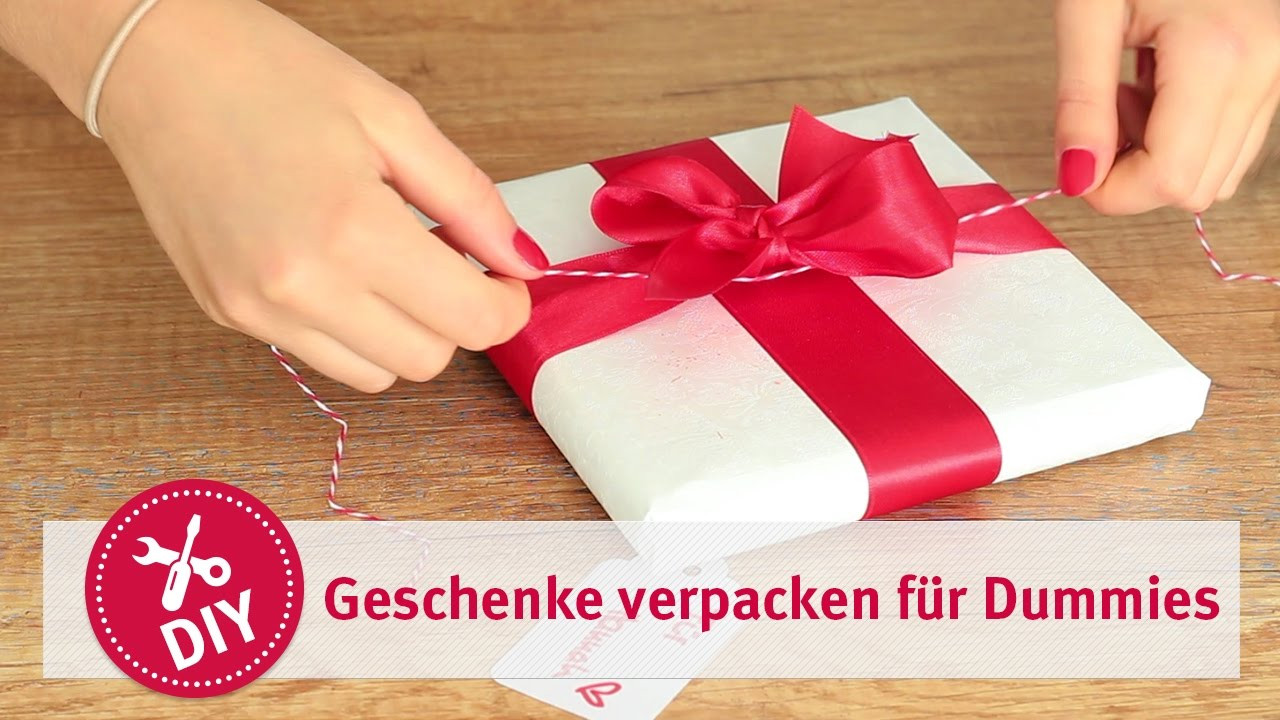 Geschenke Für Jugendlich
 Geschenke verpacken Tutorial für Dummies