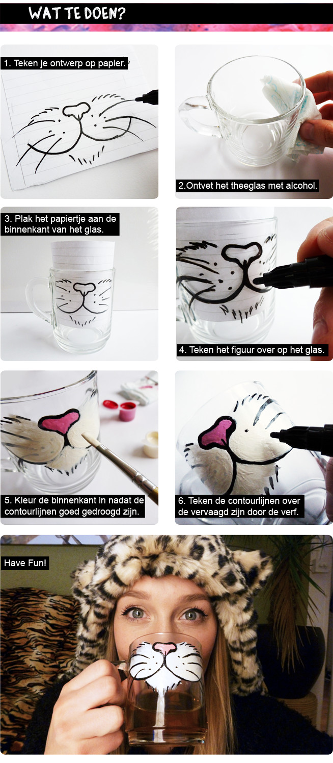 Geschenke Für Katzenfans
 Diy Teeglas für Katzenfans Basteln