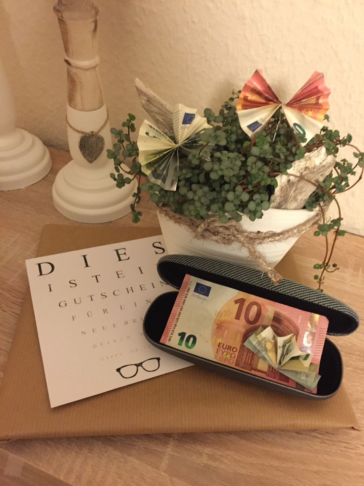 Geschenke Für Mama Zu Weihnachten
 Geldgeschenk Gutschein für eine Brille