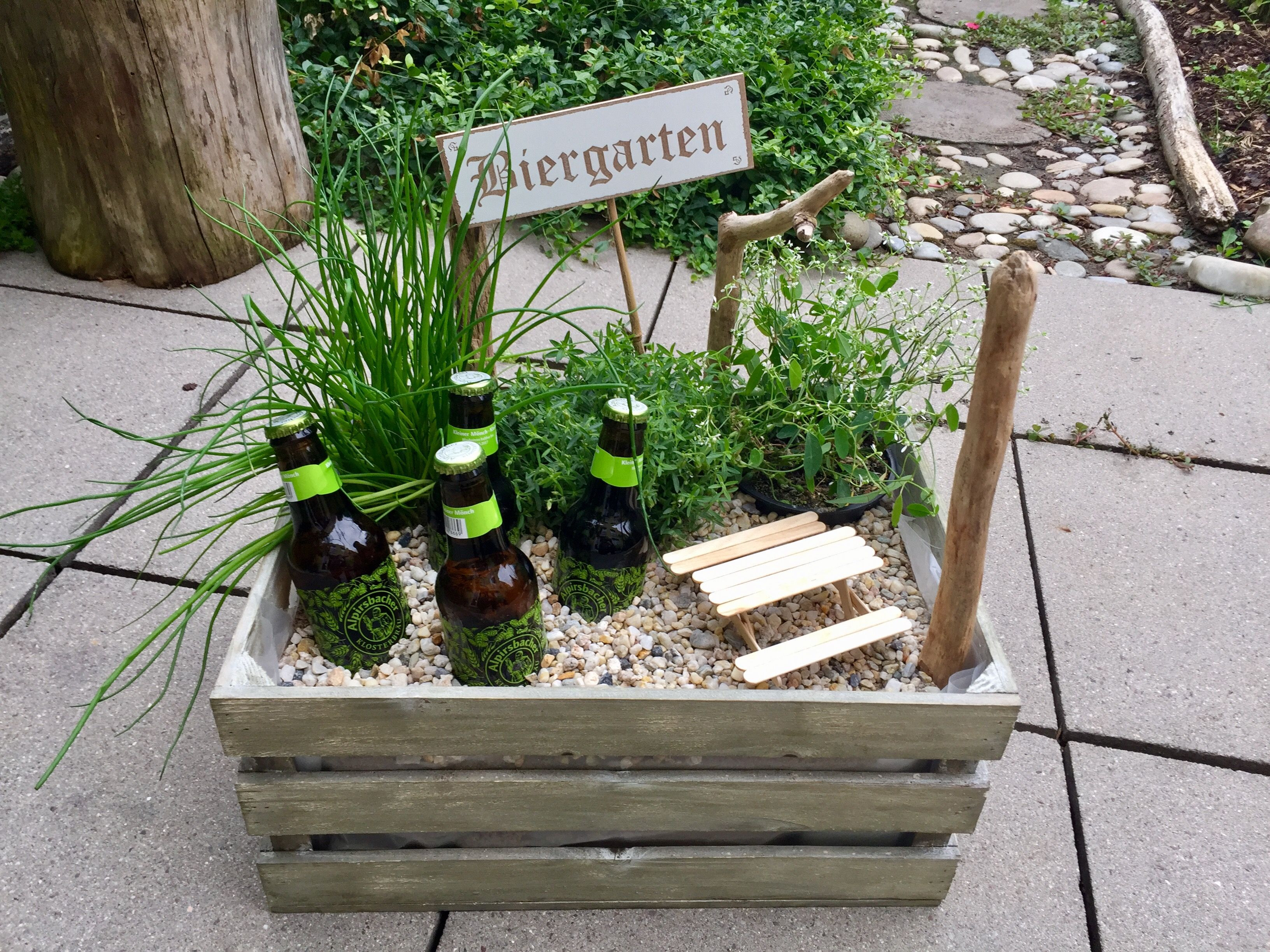 Geschenke Für Männer Zum Geburtstag Selber Machen
 Biergarten Geschenk Ein tolles Geschenk und einfach zu