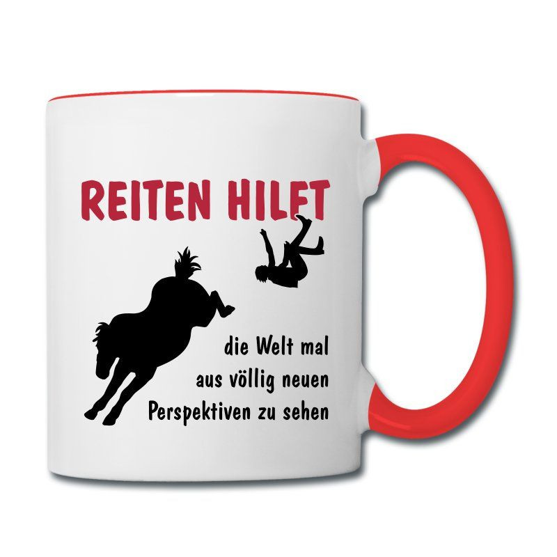 Geschenke Für Reiter
 Tasse mit einem Pferdemotiv aus der Kategorie