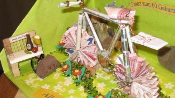 Geschenke Für Senioren Über 80
 Geldgeschenk für ein Fahrrad