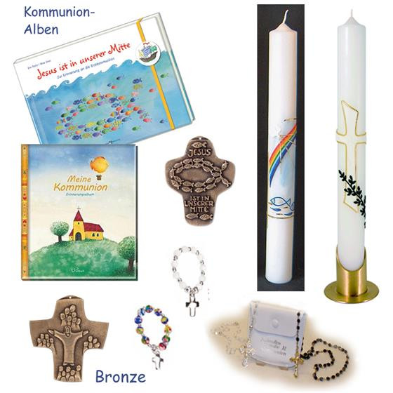Geschenke Kommunion
 Geschenke und Andenken zur Kommunion Devotionalien
