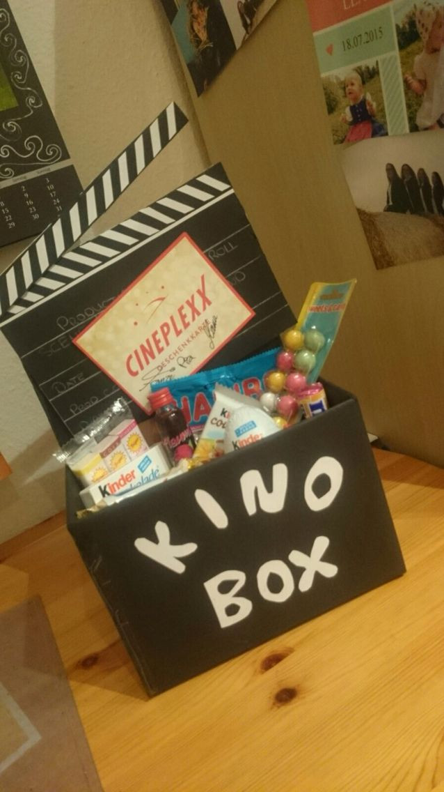 Geschenke Personalisiert
 Kino Box Gutschein Süßigkeiten Geschenk