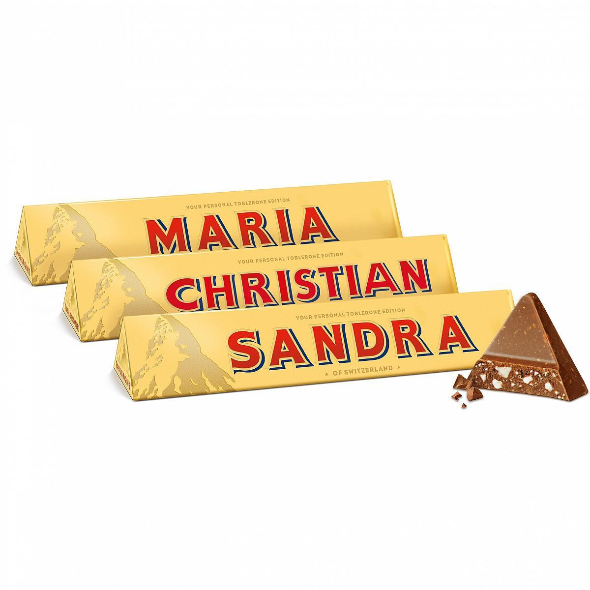 Geschenke Personalisiert
 Personalisierte "Deine TOBLERONE " 360g