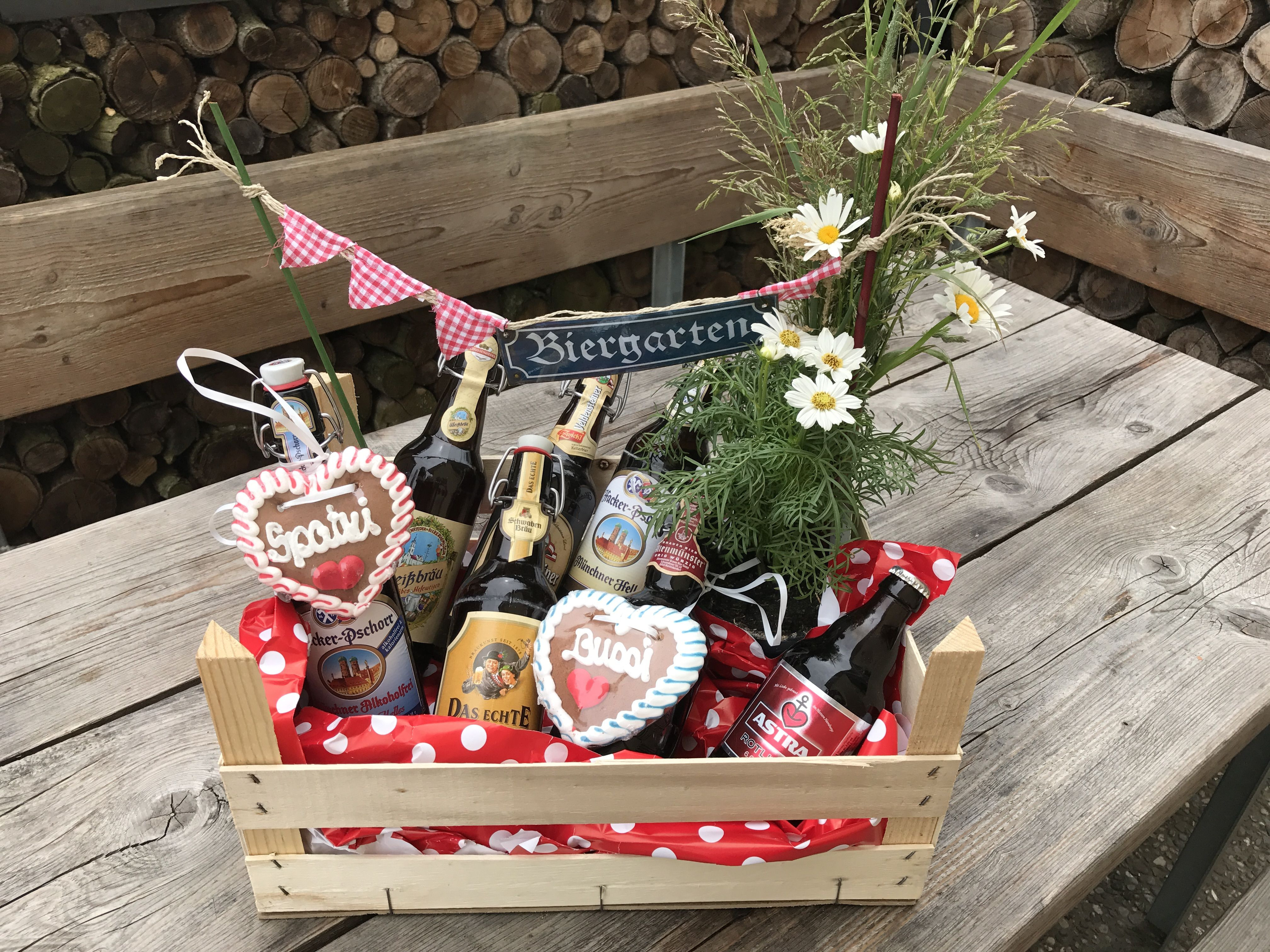 Geschenke Zum 50Er
 Biergarten Geschenkidee Geschenkkorb Geschenkidee für