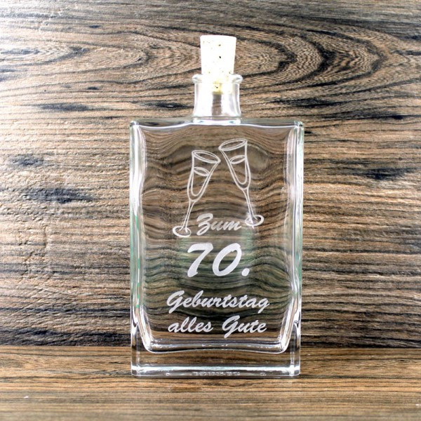 Geschenke Zum 70 Geburtstag
 Flasche zum 70 Geburtstag