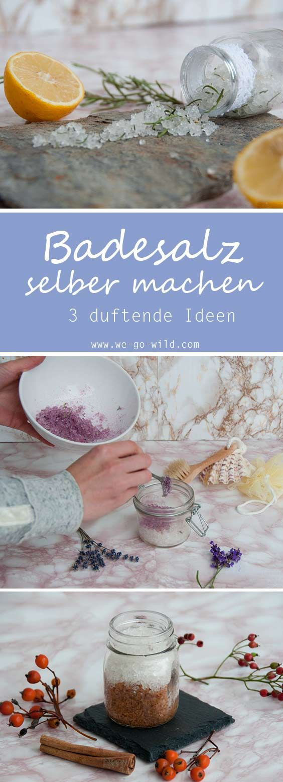 Geschenke Zum Entspannen
 Badesalz selber machen 3 DIY Rezepte zum Entspannen