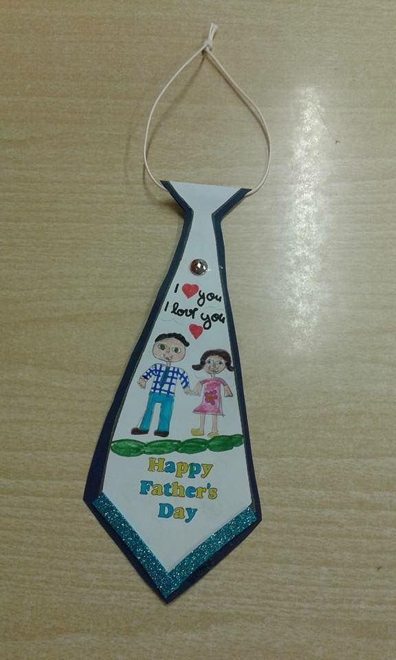 Geschenke Zum Vatertag Basteln
 Krawatte zum Vatertag Kindergarten basteln