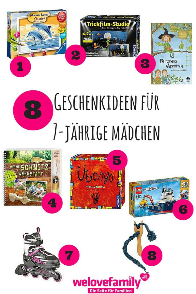 Geschenkideen Mädchen 10 Jahre
 Geschenkideen für Mädchen 7 Jahre welovefamily