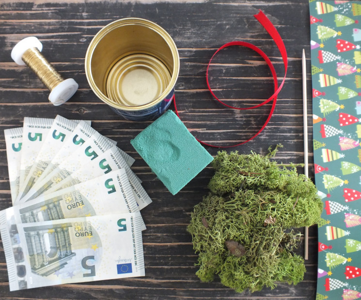 Geschenkideen Mit Geld
 Geld Tannenbaum basteln zu Weihnachten auf Geschenke