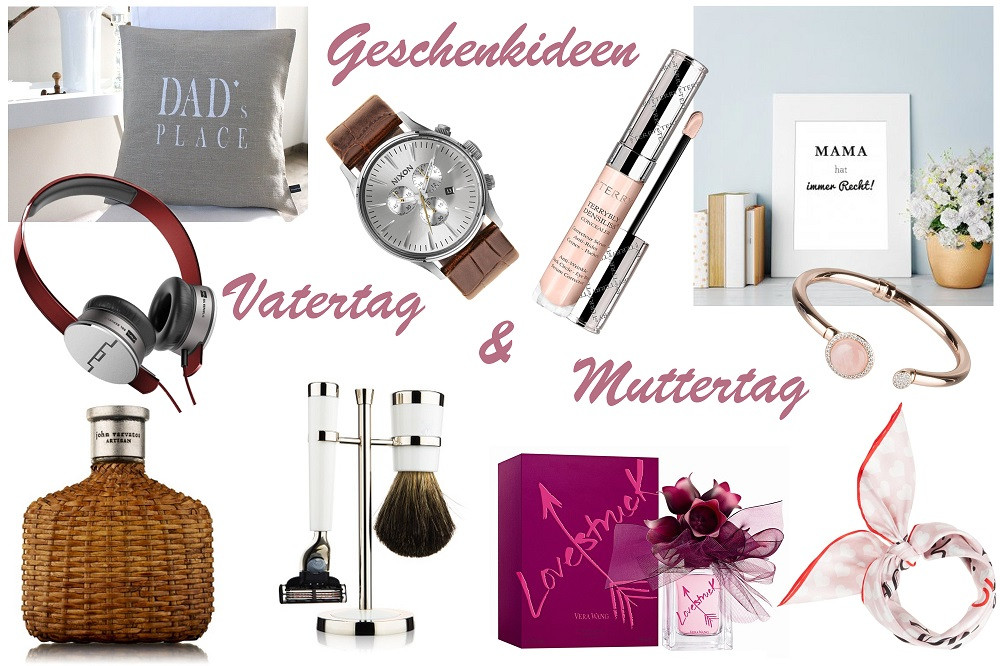 Geschenkideen Vatertag
 Geschenkideen zum Vatertag und Muttertag Mary Loves