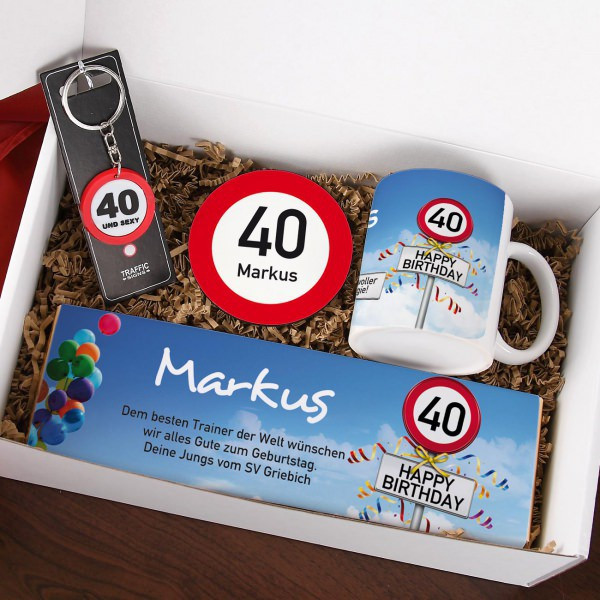 Geschenkideen Zum 40 Geburtstag
 Geschenkbox