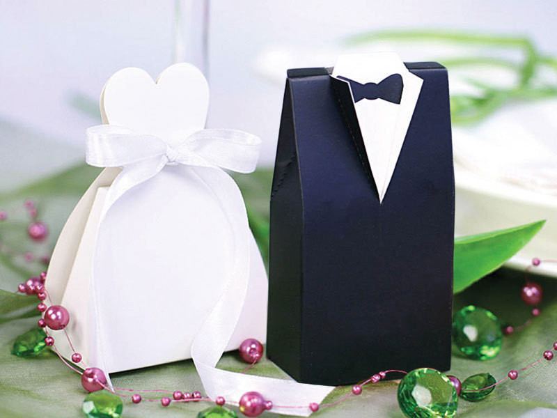 Geschenkverpackung Hochzeit
 Geschenkbox Gastgeschenk Hochzeit Brautpaar 20 Stück