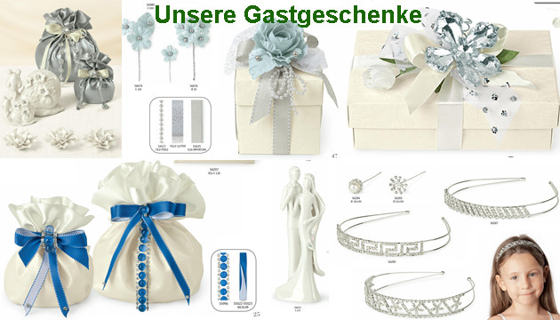 Geschenkverpackung Hochzeit
 Hochzeit Accessoires und Deko