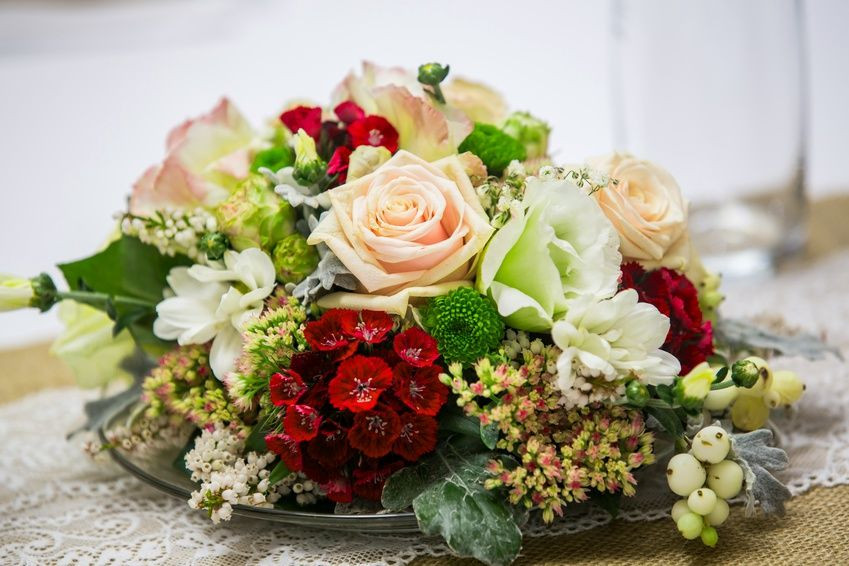 Gestecke Hochzeit
 Blumengestecke nach Anleitung selber machen