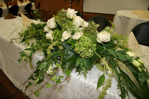 Gestecke Hochzeit
 Blumen – schönste Sprache der Welt