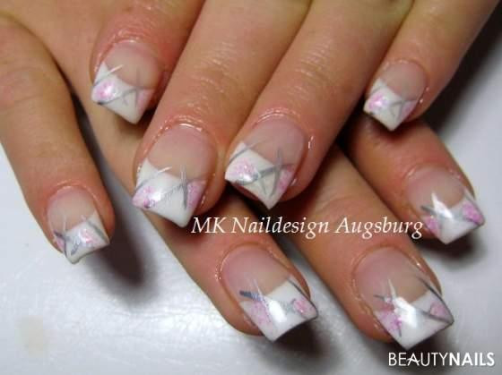 Glitzer Nageldesign
 Liner Glitzer Nageldesign