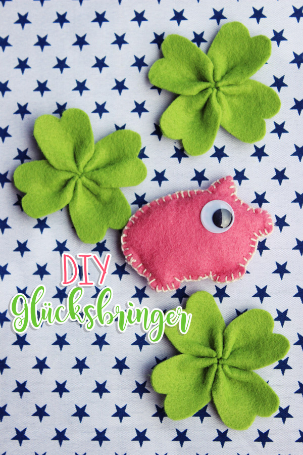 Glücksbringer Diy
 s Bastelkistle DIY Silvester Glücksbringer