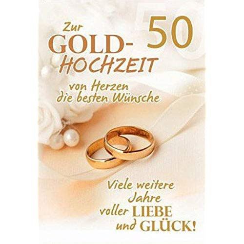 Goldene Hochzeit Glückwunsch
 Goldene Hochzeit Karte Amazon