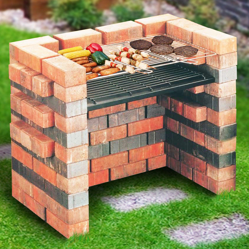 Grill Diy
 Self Build Built In Brick DIY BBQ Kit Barbecue Grill