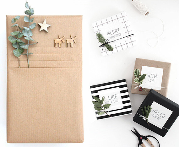 Große Geschenke Verpacken
 schnell und originell weihnachtlichen Geschenke