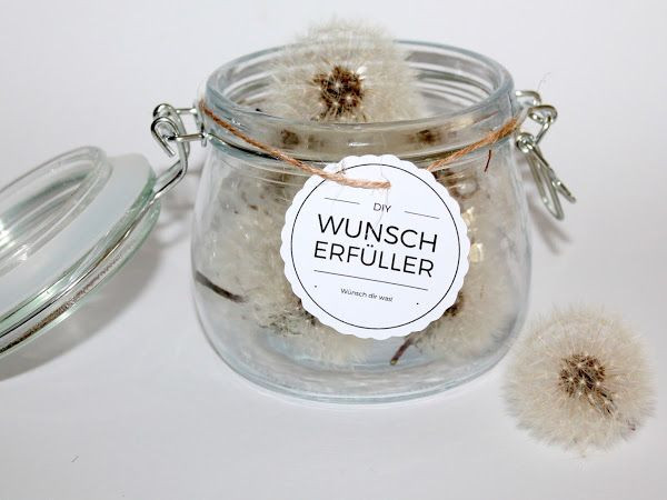 Günstige Geschenke
 DIY Wunscherfüller Pusteblume Free Printable