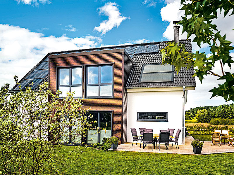 Haacke Haus
 Entwurf Landhaus mit Anbau von HAACKE Haus