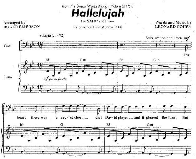 Hallelujah Text Hochzeit
 Hallelujah Hochzeit Text