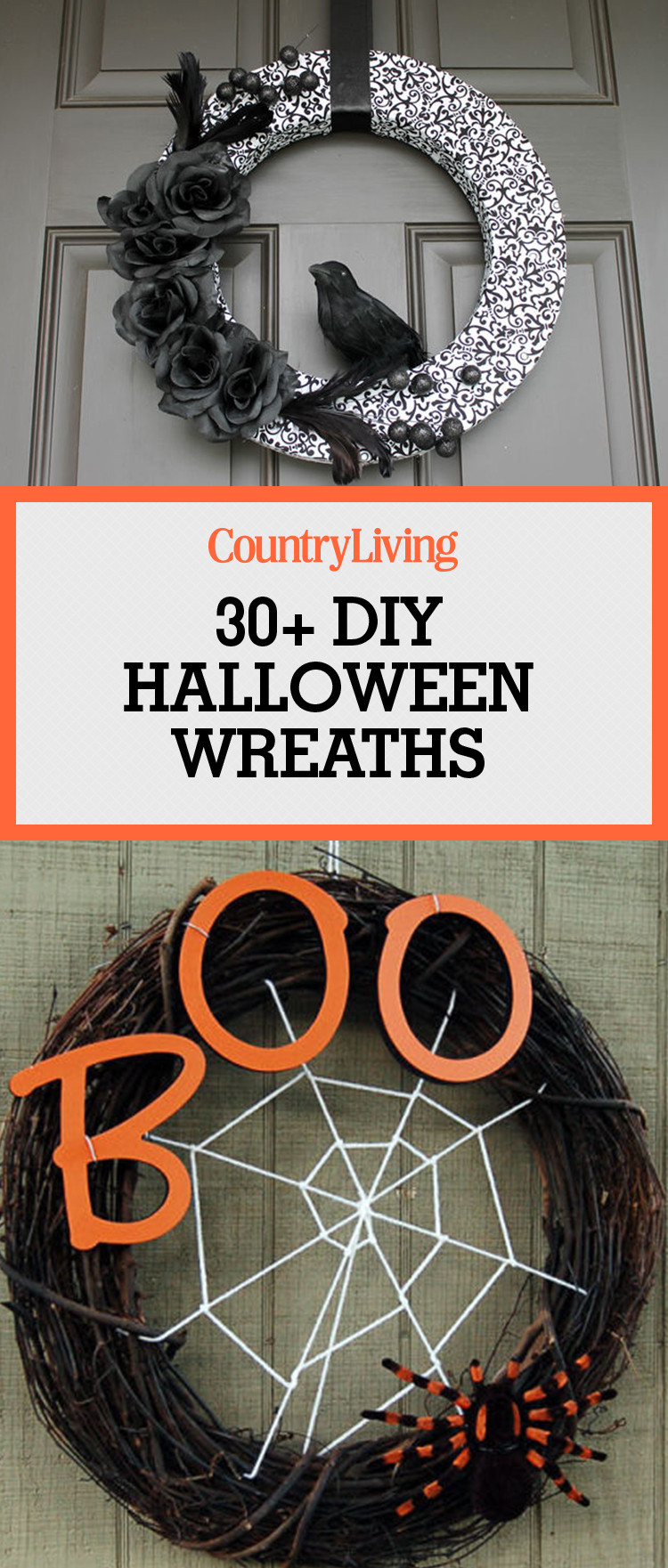Halloween Diy
 30 DIY Halloween Wreaths How to Make Halloween Door