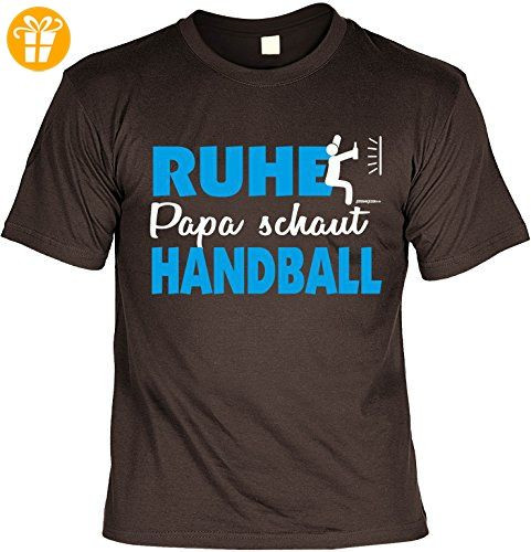 Handball Geschenke
 Papa Sprüche Tshirt cooles für Vater Ruhe Papa schaut