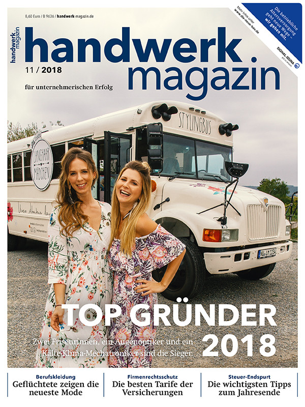 Handwerk Magazin
 handwerk magazin Ausgabe 11 2018