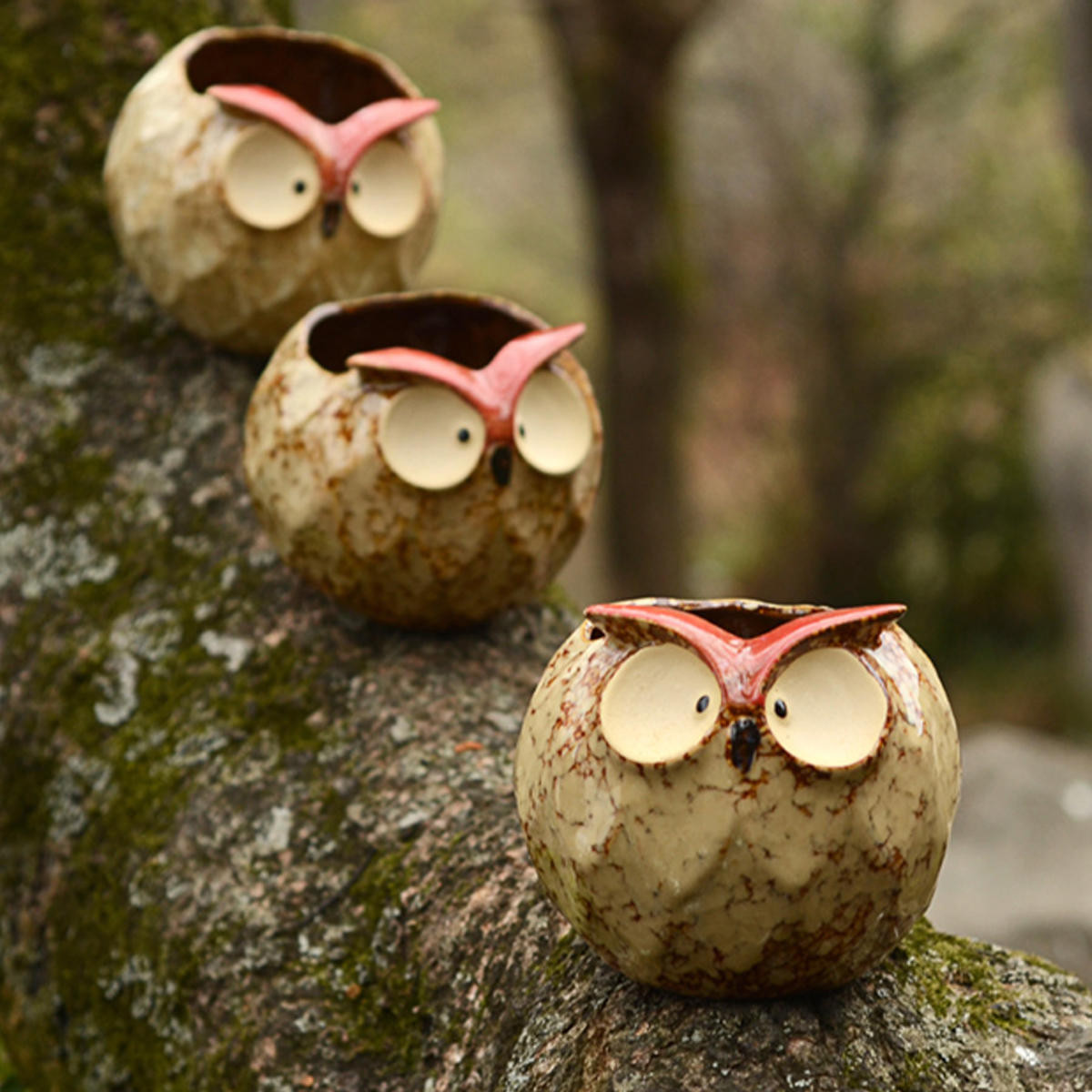 Handwerk Owl
 garten dekoration blumentopf owl keramik handwerk 5 zoll