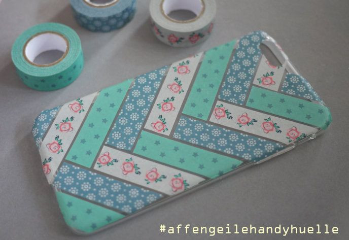 Handyhülle Diy
 Mit Washi Tape Handyhülle selbst kreieren