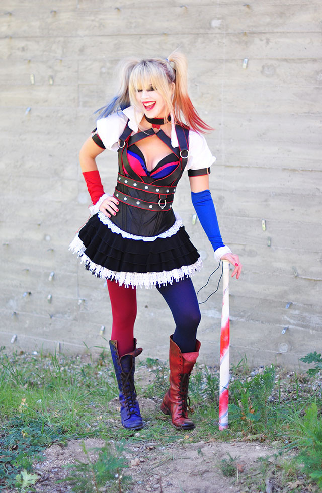 Harley Quinn Costume Diy
 DIY Harley Quinn Costume – Arkham Knight Corset
