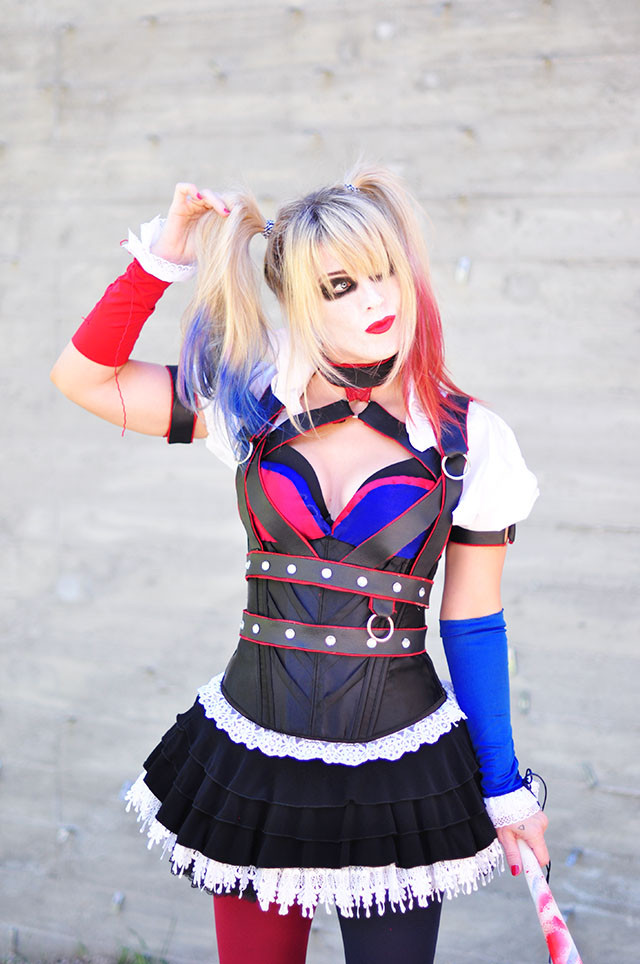 Harley Quinn Costume Diy
 DIY Harley Quinn Costume – Arkham Knight Corset