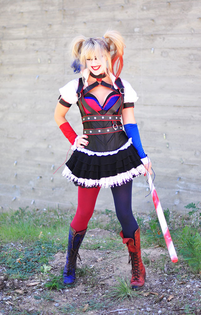 Harley Quinn Costume Diy
 DIY Harley Quinn Costume – Arkham Knight Corset