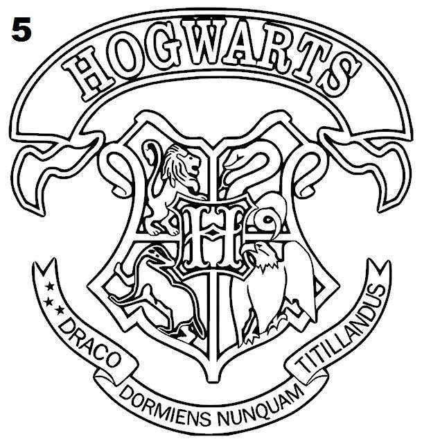 Hogwarts Wappen Ausmalbilder: Zauberhafte Kunst für kleine Zauberer!