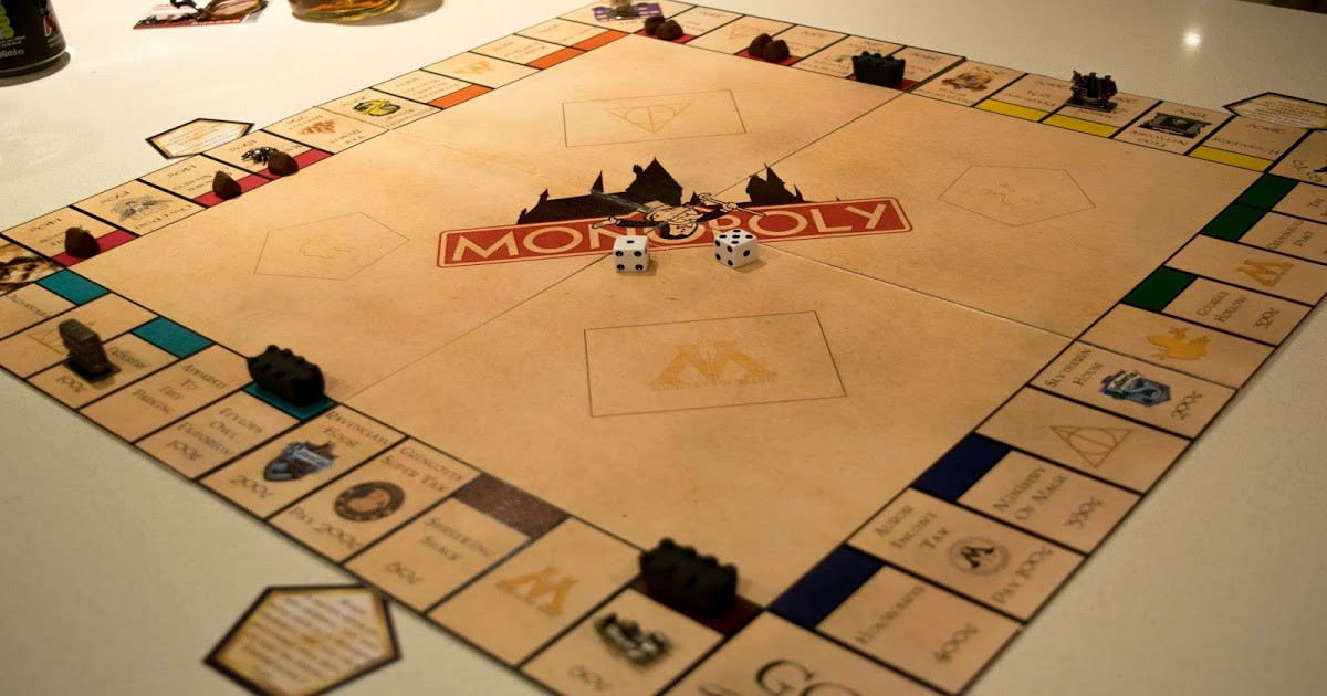 Harry Potter Monopoly Diy
 DIY HARRY POTTER MONOPOLY