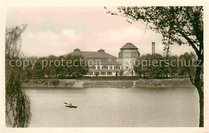 Haus Auensee Leipzig
 Leipzig W v 1936 Strandbad am Auensee Nr