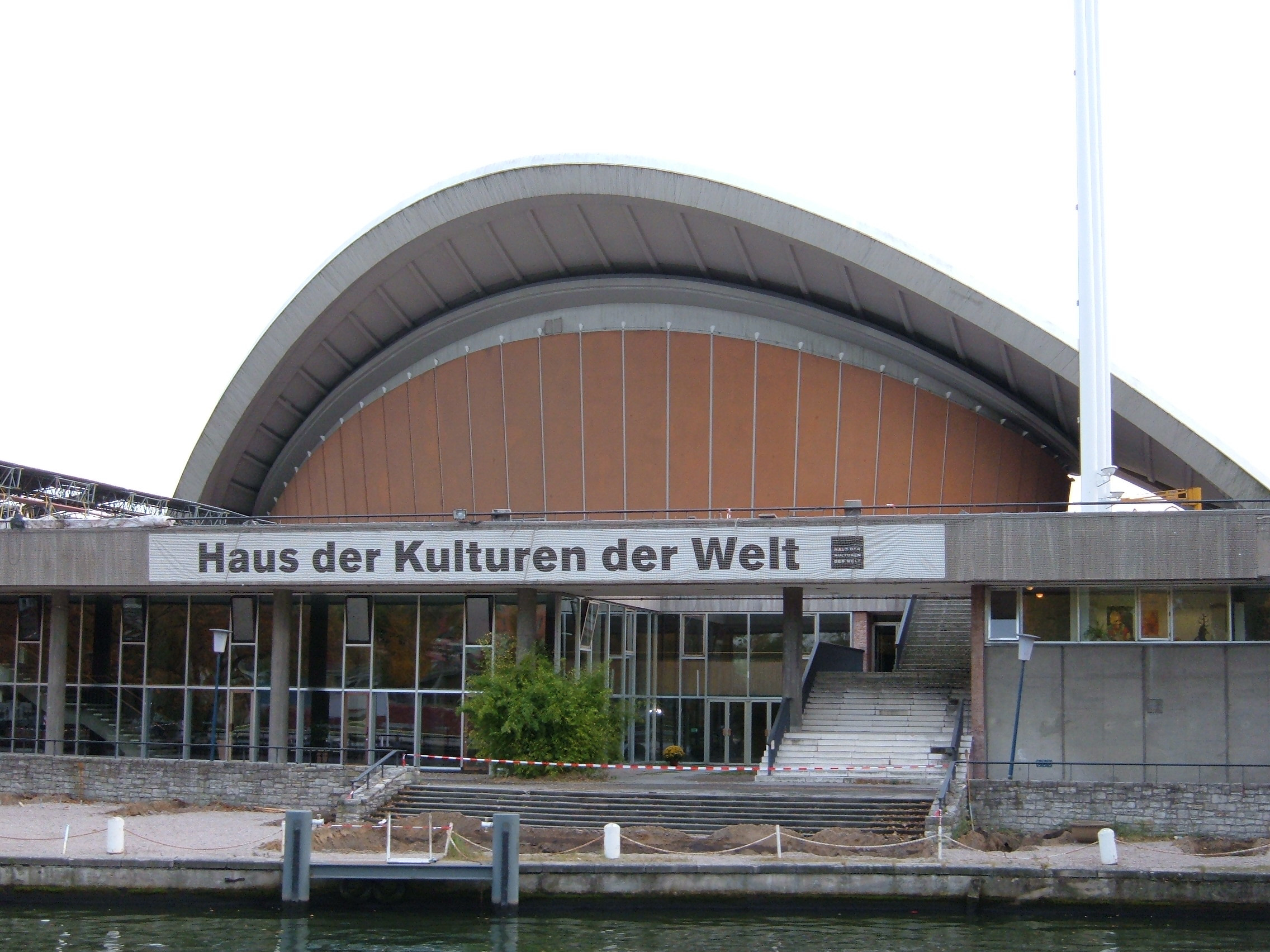 Haus Der Kulturen Der Welt
 File Haus der Kulturen der Welt from Spree River JPG